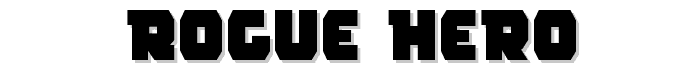 Rogue Hero font
